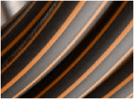 ACTIV'reso - Eau - Tube eau non potable bandes marrons en couronne