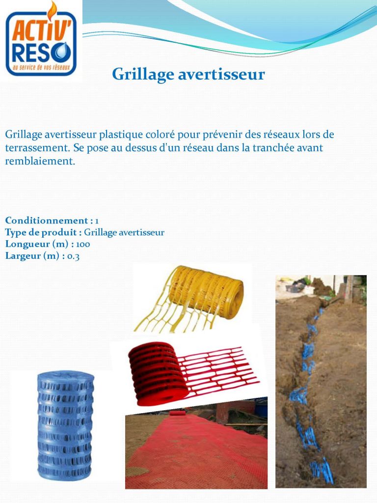 ACTIV'reso - Grillage avertisseur