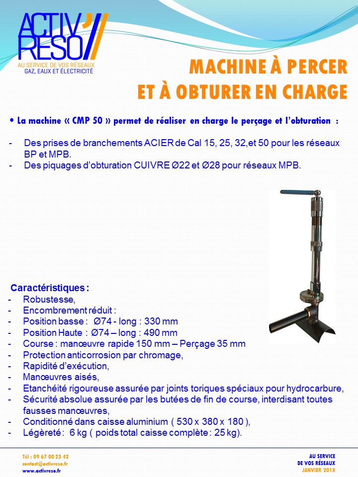 Machine à percer CMP 50 - activreso