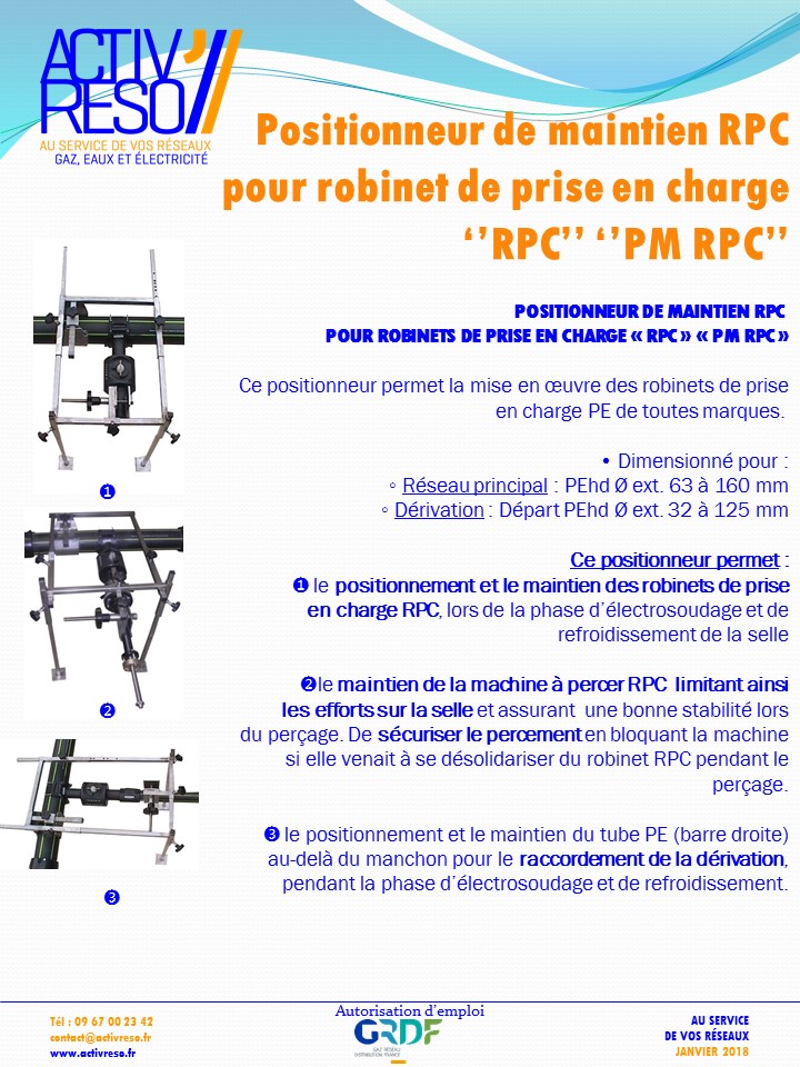 Positionneur de maintien RPC - activreso
