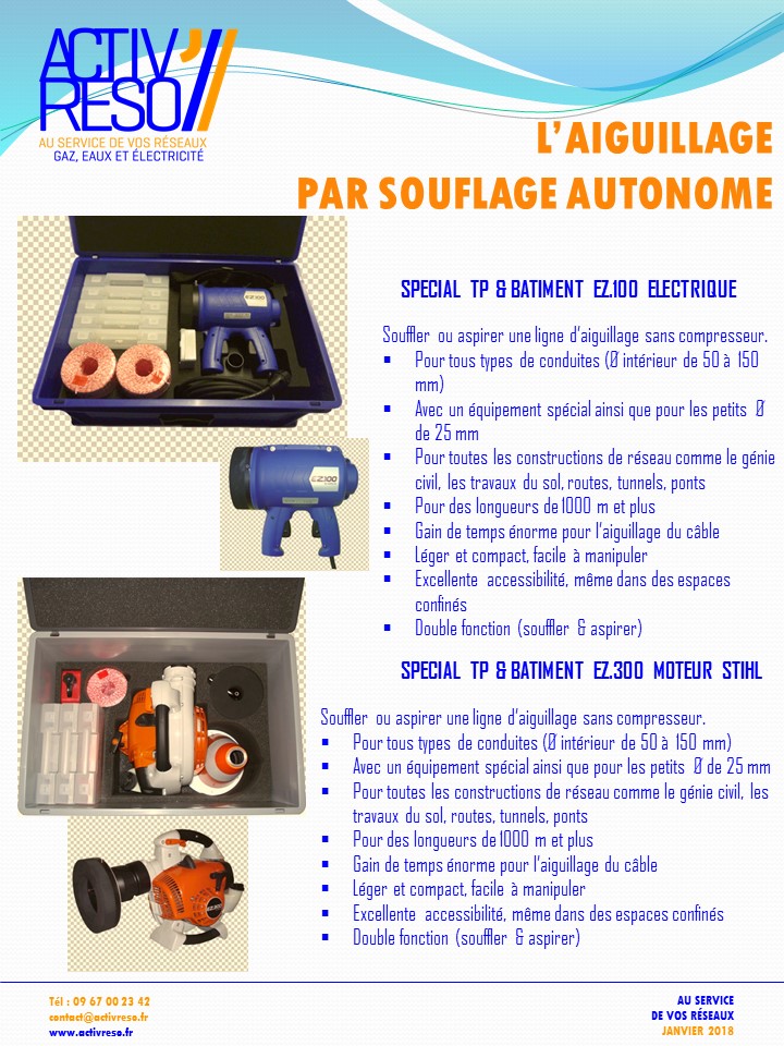aiguillage par souflage autonome - activreso
