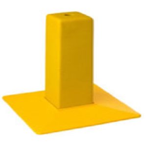 borne de reperage pyramidale jaune