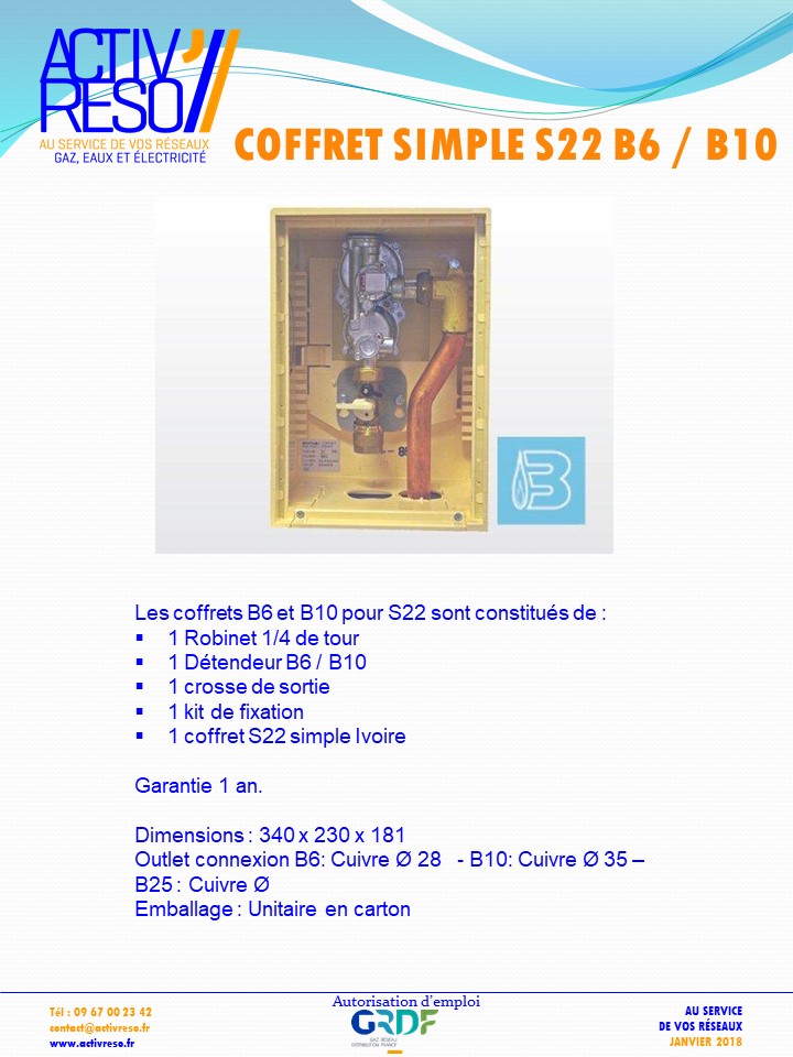 coffret simple S22 B6_B10 - activreso