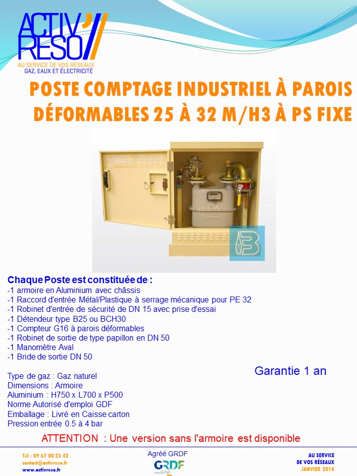 poste comptage industriel a parois déformables 25_32 mh3 a psFix - activreso