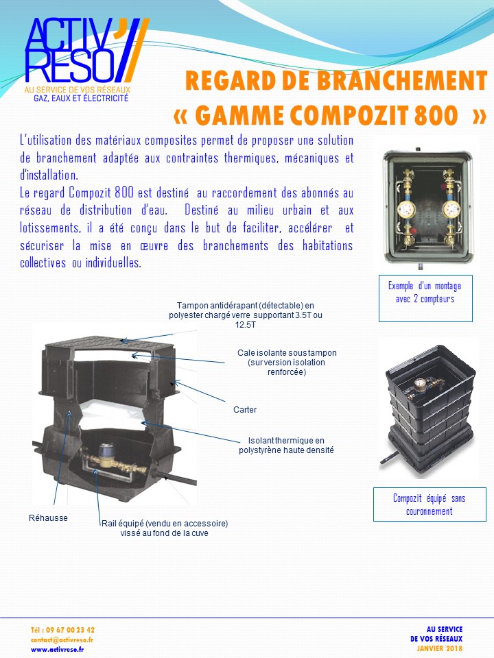 regard de branchement gamme compozit - activreso