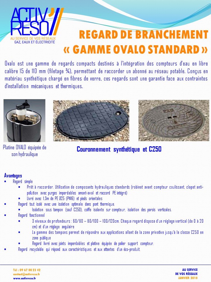 regard de branchement gamme ovalo standard- activreso