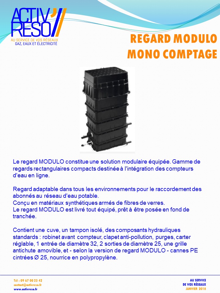 regard modulo monocomptage - activreso