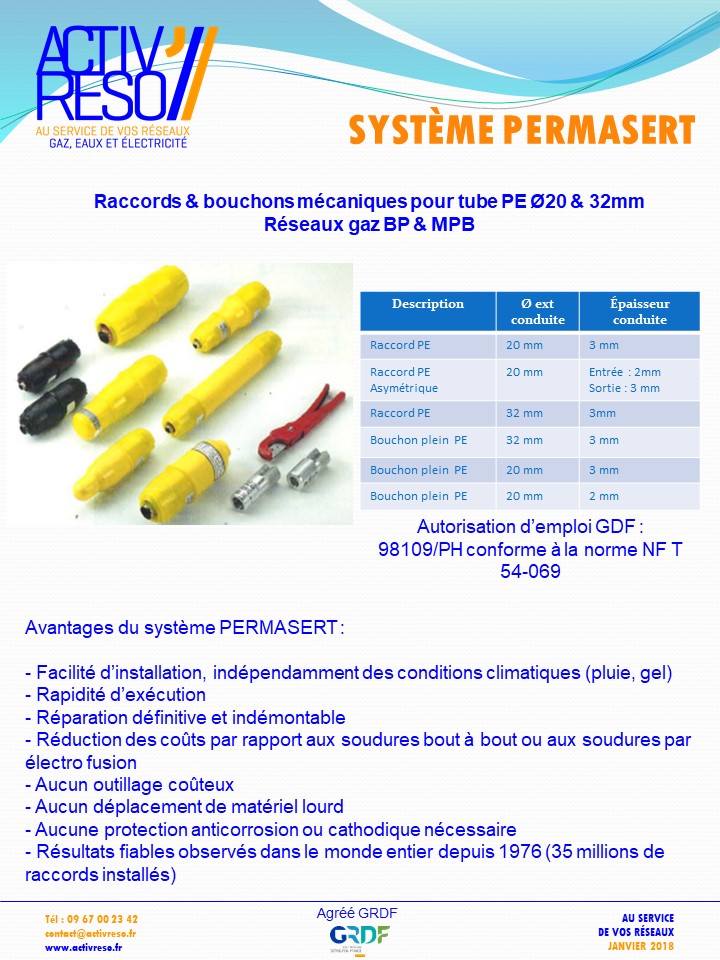 systeme permasert - activreso