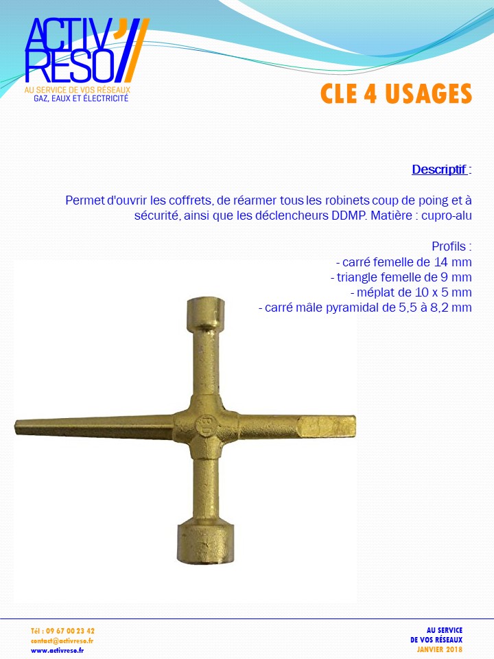 cle 4 usages - activreso
