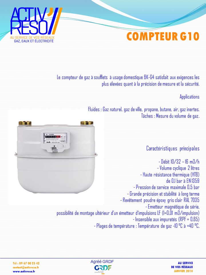 compteur G10 - activreso