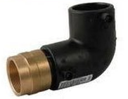 raccord de transition laiton électrosoudable femelle coude 90°
