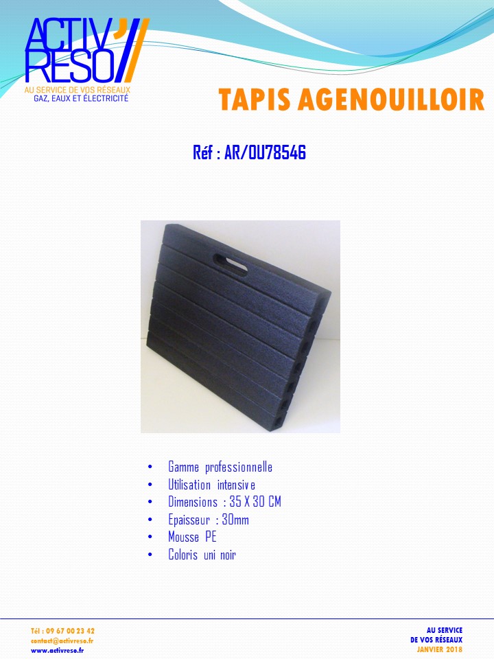tapis agenouilloir - activreso